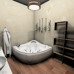 Керамогранит AB1044G Antique Rough gloss 600x600 - фото в интерьере