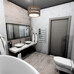 Керамогранит AB 1149G Dove Onix Gloss 1200x600 - фото в интерьере