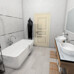 Керамогранит AB 1011G Mistery Onix gloss 1200x600 - фото в интерьере
