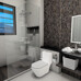 Керамогранит AB 1012G Onix Ice gloss 1200x600 - фото в интерьере