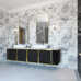 Керамогранит AB 1110G Ordito Grey gloss 1200x600 - фото в интерьере