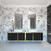 Керамогранит AB 1110G Ordito Grey gloss 1200x600 - фото в интерьере