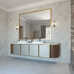 Керамогранит AB 1118G Phantom Bianco gloss 1200x600 - фото в интерьере