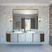 Керамогранит AB 1118G Phantom Bianco gloss 1200x600 - фото в интерьере