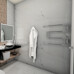 Керамогранит AB 1025G Royal Grey Light gloss 1200x600 - фото в интерьере