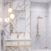 Керамогранит AB1061G Statuario White gloss 600x600 - фото в интерьере