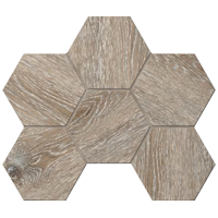 Мозаика DA04 Hexagon Brown 25x28.5