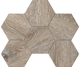 Мозаика DA04 Hexagon Brown 25x28.5