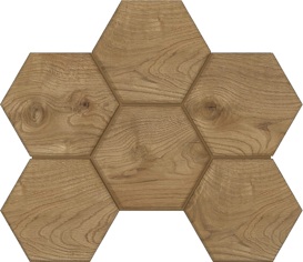 Мозаика SI04 Selection Hexagon неполированная 25x28.5x1.0