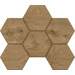 Мозаика SI04 Selection Hexagon неполированная 25x28.5x1.0