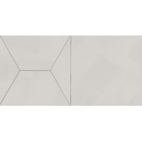 Керамогранит Apavisa Aluminum White Spazzolato Decor Ramp 29.75x59.55