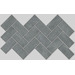 Керамогранит Apavisa Burlington Grey Lappato Mosaico 5x10 29.75x29.75
