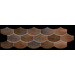 Керамогранит Apavisa Nanocorten Copper Lappato Mosaico Flake 14.73x44.63