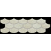 Керамогранит Apavisa Nanocorten White Lappato Mosaico Flake 14.73x44.63