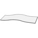 Керамогранит Apavisa Nanofusion 7.0 White Natural Curve-30 29.67x119.3