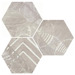 Керамогранит Apavisa North Sand Decor Hexagon 25x29