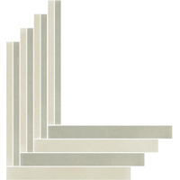 Керамогранит Apavisa Object Grey/White Natural Mosaic Crossed 59.6x64.65