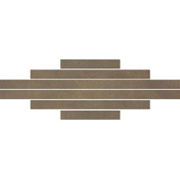 Керамогранит Apavisa Pelle Brown Natural Mosaic Listas 9.8x44.63
