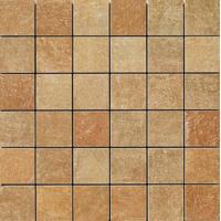 Керамогранит Apavisa Quartzstone Deco Rosso Lappato Mosaico 5x5 29.75x29.75
