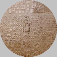 Керамогранит Apavisa Rendering Circle Moon Bronze Decor 25x25
