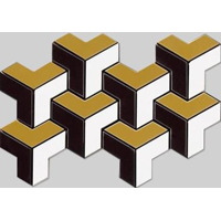 Керамогранит Apavisa Spectrum Olive Pulido Mosaic Tetris 14.92x25.75