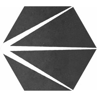 Керамогранит Apavisa Starline Black Natural Hexagon 25x29