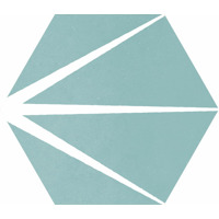 Керамогранит Apavisa Starline Blue Natural Hexagon 25x29