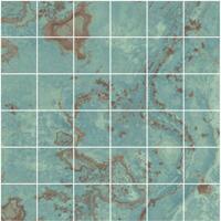 Керамогранит Apavisa Zinc Green Natural Mosaic 5x5 29.75x29.75