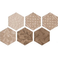 Керамогранит Argenta Atlas Hexagon Patchword Warm 22x25