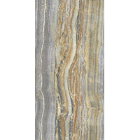 Керамогранит Ariostea Ultra Onici Grey Onyx Vein Cut Luc Shiny 6 mm 75x150