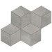 Керамогранит Atlas Concorde Blaze Aluminium Mosaico Esagono Matt 30x35