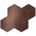 Керамогранит Atlas Concorde Blaze Corten Mosaico Esagono Lappato 30x35