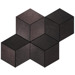 Керамогранит Atlas Concorde Blaze Iron Mosaico Esagono Lappato 30x35