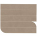Atlas Concorde Boost Natural Ecru Mosaico Piano 40.5x50