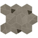 Керамогранит Atlas Concorde Boost Pro Taupe Mosaico Hex Coffee 25x28.5