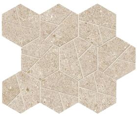 Керамогранит Atlas Concorde Boost Stone Cream Mosaico Hex 25x28.5