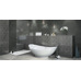 Плитка Декор Aura Grafite Floris 31,5x63 - фото в интерьере