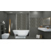 Плитка Декор Aura Grafite Floris 31,5x63 - фото в интерьере