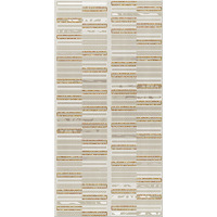 Плитка Декор Aura Marfil Geometria 31,5x63