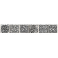 Плитка Grazia Grey Nefertiti Бордюр 40,5x6,2