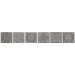 Плитка Grazia Grey Nefertiti Бордюр 40,5x6,2