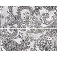 Плитка 583242001 Sfumato Grey Paisley панно 50.5x40.2
