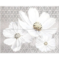 Плитка 583242002 Sfumato Grey Floret панно (комплект 2шт) 50.5x40.2