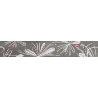 Плитка 587901001 Бордюр Sonnet Grey Flower 50,5x6,2