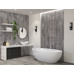 Плитка 587901001 Бордюр Sonnet Grey Flower 50,5x6,2 - фото в интерьере
