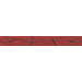 Плитка Бордюр VELA CARMIN STELLA 6,2x50,5