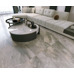 Керамогранит Плитка BASCONI HOME Cinerite 600x1200x10 grains soft-polished (1,44 кв.м.) - фото в интерьере