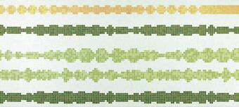 Микс Bisazza Decori 20 Columns Green A 129.4x291.2