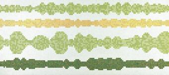 Микс Bisazza Decori 20 Columns Green B 129.4x291.2