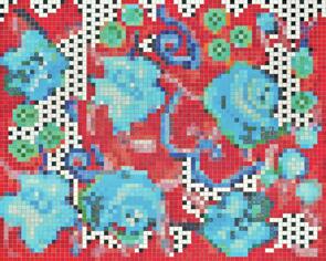 Стекло Bisazza Decori 20 Affresco B 129.1x164